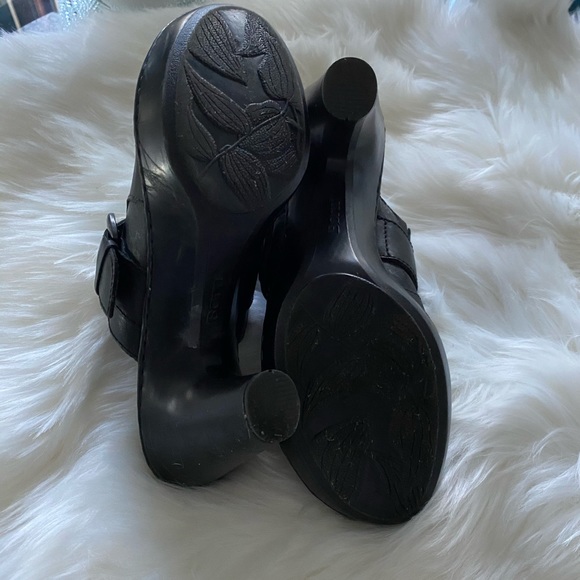 BORN black leather mules - Picture 6 of 8